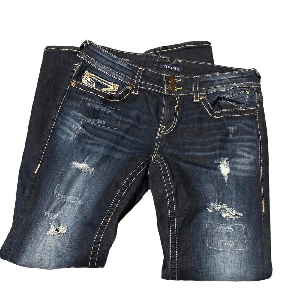 Vigoss Women’s Denim Jeans “Chelsea” Boyfriend Size 9/10 NWOT